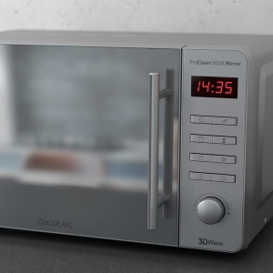 Cecotec Mikrowelle Pro Clean 5020 Mirror 700W 20L Tehnologie 3DWave Timer 60 minute - Img 7