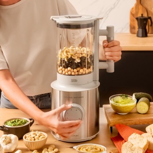Cecotec Stand Mixer Grand Katana 2700MAX Total Destroy W. Putere maxima 2700W, tehnologie contra-rotativa, cutit cu 8 lame cu acoperire din titan negru, ulcior termorezistent 1.8L - Img 7