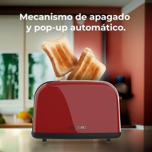 Cecotec Toaster Toastin Time 850W Red Lite Functie Dezghetare - Img 8