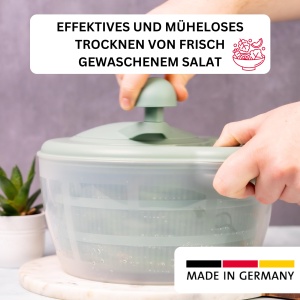 Centrifuga salata Westmark Fortuna, 5 litri, BPA-free, Mint Verde - Img 2