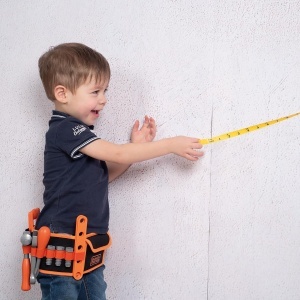 Centura de unelte Smoby BlackDecker cu 14 accesorii, ajustabila, pentru copii - Img 4