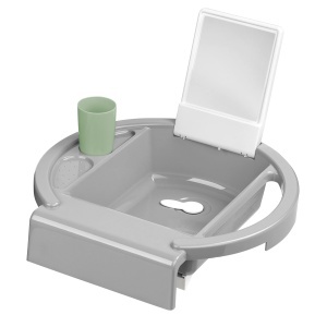 Chiuveta pentru copii Rotho Babydesign Kiddy Wash cu oglinda, inclusiv pahar