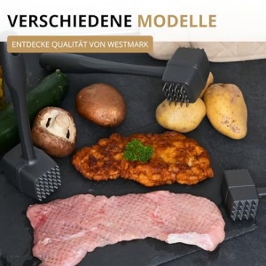 Ciocan de carne Westmark Robusto Black Edition aluminiu 215 cm design modern gri antracit - Img 10