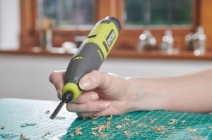 Ciocan de sculptura electric Ryobi RPC4-0, motor 13000 spm, compatibil acumulator 4V USB-Lithium - Img 8