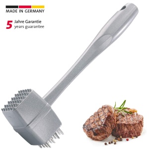 Ciocan pentru carne si friptura Westmark lungime 238 cm otel inoxidabilaluminiu cu acoperire speciala sigura pentru alimente Steakmaster argintiu 6220 - Img 2