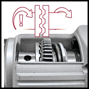 Ciocan rotativ Einhell TC-RH 800 4F (800 W, 2,6 Joule, gaurire + gaurire cu percutie + daltuire cu/fara fixare, mecanism pneumatic de impact, SDS-Plus, Endurance Lock, incl. E-Box) - Img 8