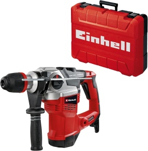 Ciocan rotopercutor Einhell TE-RH 38 3F (1050 W, forta de impact 9 J, montare SDS-Max, opritor de adancime de gaurire din metal, capacitate de gaurire 38 mm in beton, incl. carcasa)