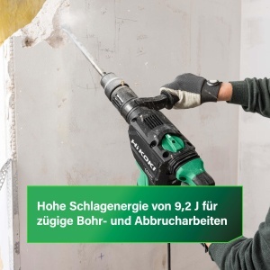 Ciocan rotopercutor HiKOKI DH40MEY2, 1150W, 9,2J, SDS-max - Img 7