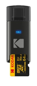 Cititor microSD Kodak for Creators DDR225 USB-C 3.2 Gen1, 200 MBs, Compact - Img 2