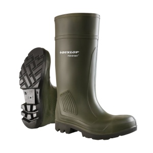 Cizme de protectie Dunlop C462933 Purofort Professional, marimea 41, verde mousse