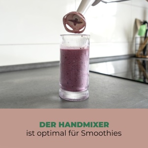 Clatronic(r) Mixer de mana | Blender de mana si stick intr-unul | Mixer de mana cu motor puternic de 300 wati | Mixer cu 5 setari de viteza | Turbo Stage si buton de evacuare | HM 3524 - Img 7