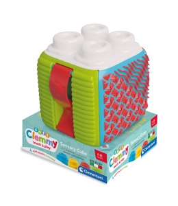 Clementoni Clemmy 17902 Cub senzorial cu 4 blocuri moi pentru copii 6-36 luni - Img 3