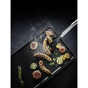 Cleste de bucatarie WMF BBQ 32,5 cm, otel inoxidabil, rezistent la caldura, mecanism de blocare - Img 2