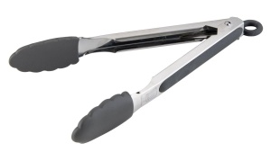 Cleste multifunctional din inox si silicon, 27 cm, rezistent la 230C, Chefkoch - Img 2