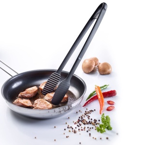 Cleste pentru gratar si servire Westmark Gentle Plus 332 cm Negru rezistent la temperaturi inalte - Img 7