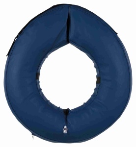 Colier de protectie Trixie 19544, umflat, L-XL, 66-78 cm, albastru