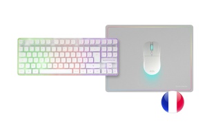 Combo Gaming Mars Gaming MCPWTKL, Tastatura TKL Wireless RGB, Maus 3200 DPI, Alb - Img 6