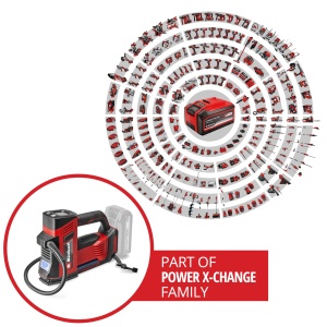 Compresor auto Einhell CE-CC 1823 D Li-Solo 18V 11 bar manometru digital LCD - Img 2