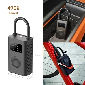Compresor de aer electric portabil Xiaomi, putere 150psi, incarcare rapida - Img 10