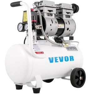 Compresor de aer silentios VEVOR 25L 750W fara ulei 60 dB cu ventilator incorporat - Img 8