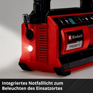 Compresor hibrid Einhell PRESSITO 1825 Hybrid 11 Bar cu pompa de inalta si joasa presiune - Img 8