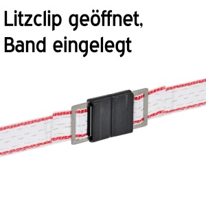 Conector banda Kerbl 442001 din otel inoxidabil pentru benzi de 20mm, 5 bucati - Img 2