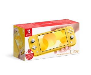 Consola portabila Nintendo Switch Lite Galben Compacta si Usoara