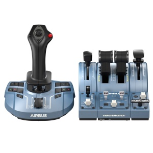 Controler de zbor Thrustmaster TCA Captain Pack X Airbus Edition, ergonomic, 31 butoane, compatibil Xbox si PC