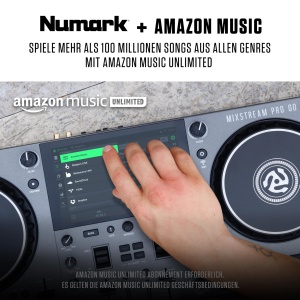 Controler DJ Numark Mixstream Pro Go, portabil, cu Wi-Fi si boxe integrate - Img 8