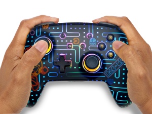 Controler wireless imbunatatit PowerA pentru Nintendo Switch cu Lumectra - PAC-MAN NEON ARCADE - Img 2