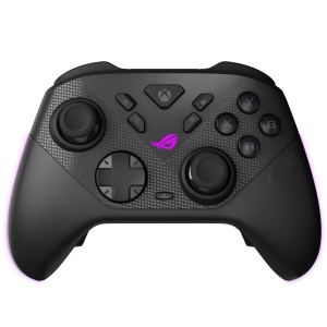 Controller de gaming wireless ASUS ROG Raikiri II cu conectivitate tri-mod, negru
