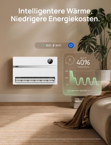 Convector electric Dreo 2000W cu telecomanda si aplicatie, 120 oscilatie - Img 5