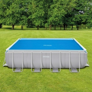 Coperte pentru piscina Intex Solar, 476 x 234 cm, 160 microni, albastru - Img 2