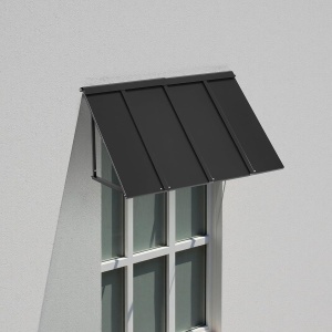 Copertina metalica VEVOR CGW-44INCH, 112,5x61 cm, neagra, rezistenta la intemperii - Img 8