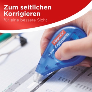 Corector Tipp-Ex Easy Correct, 12m x 4.2mm, 20 bucati, pentru birou si scoala - Img 4