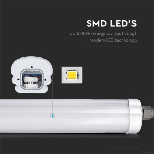 Corp de iluminat LED V-TAC VT-6076, 18 W, 2160 lm, IP65, 4000 K - Img 7