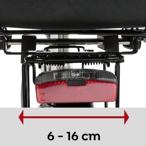 Cos de bicicleta pentru caini TRIXIE, 29 x 42 x 48 cm, negru, capacitate 6 kg - Img 6