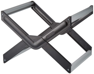 Cos de birou Leitz 19090089 pentru 25 dosare A4, gri inchis, pliabil