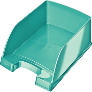 Cos de birou Leitz WOW, A4, 5 bucati, culoare bleu - Img 2
