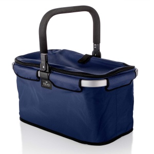 Cos de cumparaturi Genius A14363 Falko Premium, 22l, albastru, pliabil