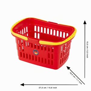 Cos de cumparaturi Theo Klein 9692, plastic de calitate, 26.5 cm, pentru copii de la 2 ani - Img 3
