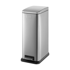 Cos de gunoi BLACKDECKER BXBN0004GB 20 l cu Absenkautomatik, Inox, Steingrau