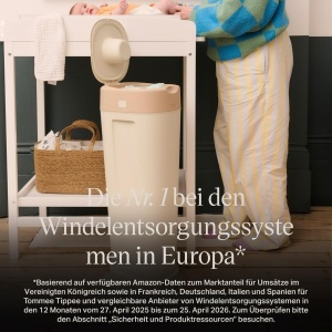 Cos de gunoi pentru scutece Tommee Tippee Twist Click XL, crem - Img 9