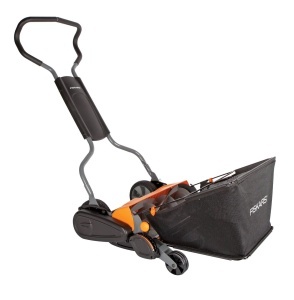 Cos de iarba Fiskars StaySharp Max, 18 litri, negruportocaliu, 1000592 - Img 3