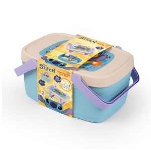 Cos de picnic 2-in-1 Smoby Stitch cu 16 accesorii, pentru copii de la 3 ani - Img 2
