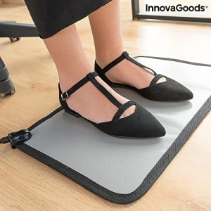 Covoare electrice InnovaGoods, incalzire rapida, 2 temperaturi, gri - Img 4