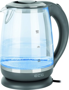 Cratita electrica ECG RK 2020, sticla gri, material de calitate, design robust - Img 6