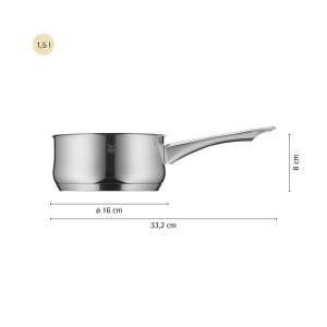 Cratita WMF Diadem Plus 16cm 15L otel inoxidabil Cromargan compatibila inductie - Img 7