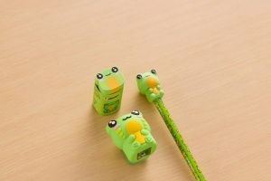 Creion BIC Vibbies cu Radier Ergononomic, 6 BUC, Bruchfeste Mine, Diverse Figurine - Img 8