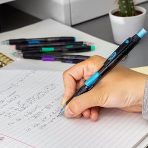 Creion mecanic BIC Break Resistant 0,7 mm, bruchfest, 12 bucati, albastru - Img 7